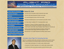 Tablet Screenshot of flightproconsulting.com